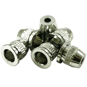 6 FERRULES GUITARE CHROME TYPE FENDER VINTAGE 8mm