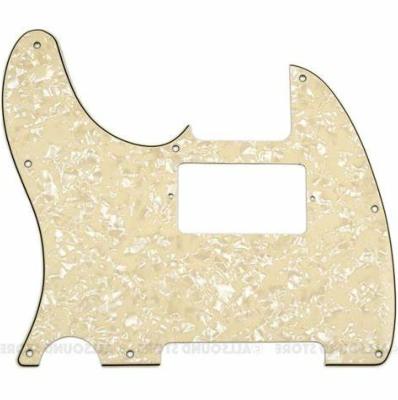 GAUCHER PICKGUARD TELE H HUMBUCKER CREAM PEARL WD