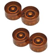 4 BOUTONS LOUPE AMBRE METRIQUE