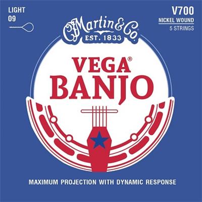 BLUEGRASS MARTIN V700 string set 5-string banjo Light