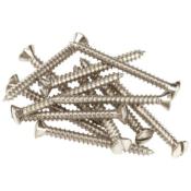 12 VIS JONCTION CORPS MANCHE NICKEL VIS A PLAT FENDER