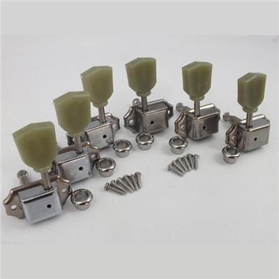 MECANIQUES 3x3 CHROME TYPE GIBSON VINTAGE BOUTONS MINT GREEN