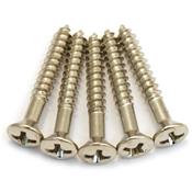 6 VIS CHEVALET TETE CONIQUE CRUCIFORME 3,5x25mm NICKEL