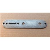 PLAQUE CONTROLE TELECASTER ANTIQUE SILVER 9.6mm