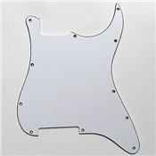 PICKGUARD STRAT 62 NON PERCE BLANC 3 PLIS