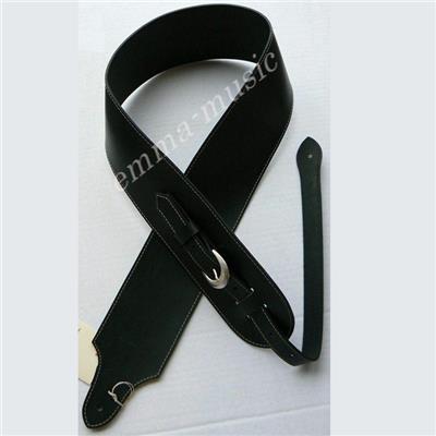 COURROIE GUITARE OU BASSE PATRICK BLESES CUIR BG37/8 LARGEUR 8cm
