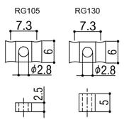 2 GUIDE CORDES BUTTERFLY NICKEL AGED RELIC GOTOH