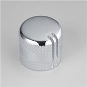 1 BOUTON DOME SANDBERG CHROME BIG 17,1x16x6mm