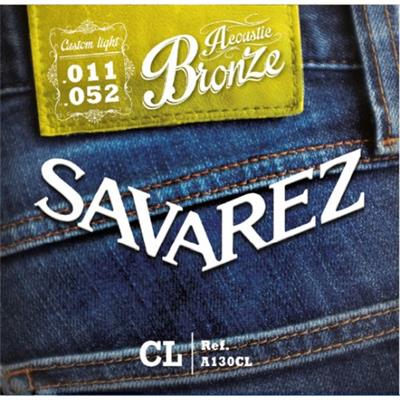 CORDES ACOUSTIQUE SAVAREZ A130CL BRONZE 11-52