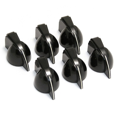 6 BOUTONS FENDER CHICKEN NOIRS 0990935000