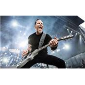 COURROIE LEVY'S CUIR 70mm NOIRE JAMES HETFIELD METALLICA