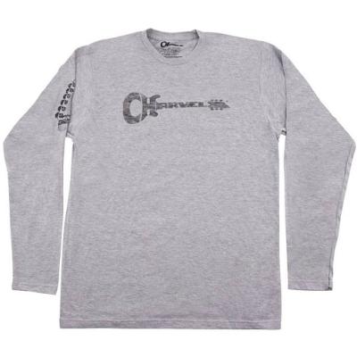 T SHIRT CHARVEL GRIS LONGUES MANCHES TAILLE S