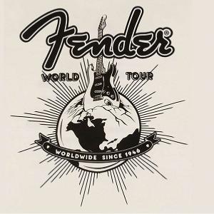 T-SHIRT FENDER WORLD TOUR L