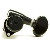 6 BOUTONS DE MECANIQUE HIPSHOT MINI GROVER NOIRS