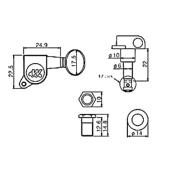 MECANIQUES 6L STANDARD CHROME WILKINSON WJN-06 GAUCHER