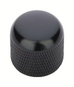 1 BOUTON DOME ROUND NOIR WARWICK METRIQUE 6mm