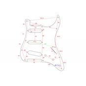 PICKGUARD SSS STANDARD STRAT MINT GREEN ALLPARTS