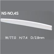 SILLET CHEVALET GUITARE PLASTIQUE FOLK 77x7.4x2.8mm