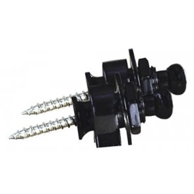 2 ATTACHE-COURROIE FIRE&STONE NOIR MAT STRAPLOCKS