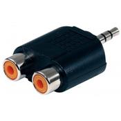ADAPTATEUR 2 RCA/1 MINI JACK STEREO