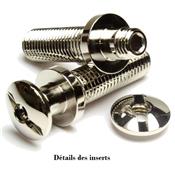 LOCKING STUD POUR CORDIERS LP & WRAPAROUND CHROME