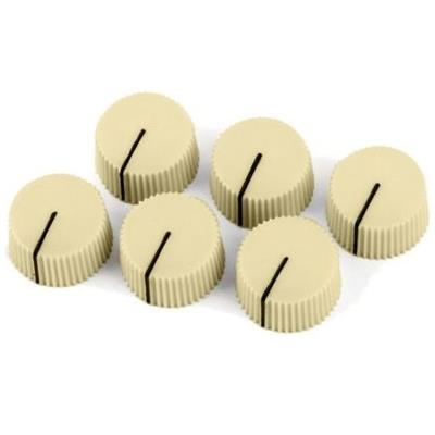 6 BOUTONS FENDER AMPLI WHITE VINTAGE 099-0933-000