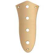 PLAQUE DE CONTROLE JAZZ BASS DOREE 4 TROUS 9.5mm