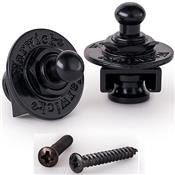 2 ATTACHE-COURROIE WARWICK NOIRES STRAPLOCKS