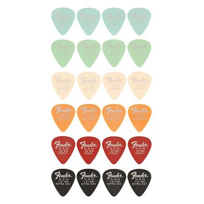 24 MEDIATORS FENDER DURA-TONE 1987351049