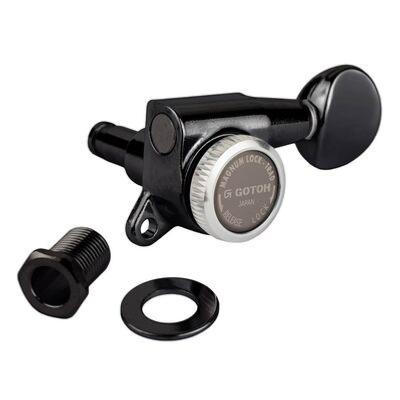 GOTOH 6 en ligne SG381-MGT ETAGEES NOIR BOUTONS BEAN