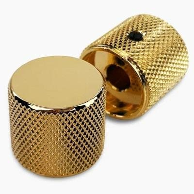 2 BOUTONS DOME PLAT DORES ALLPARTS 19,8x18.5x6.35mm