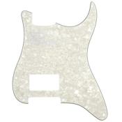 PICKGUARD STRAT H HUMBUCKER PEARL WHITE ALLPARTS
