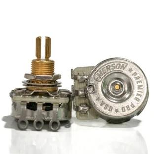 POTENTIOMETRE 500K AUDIO AXE CANNELE 6mm CTS EMERSON CUSTOM