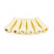 6 CHEVILLES GUITARE GALALITHE + POINT IRIS/ABALONE 5.5mm