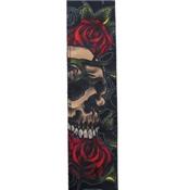 COURROIE GUITARE OU BASSE TISSU FIRE&STONE TATTOO SKULLS ROSES