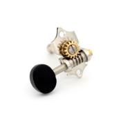 GOTOH 3x3 SXB510V TYPE WAVERLY NICKEL BOUTONS NOIRS