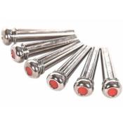 6 CHEVILLES GUITARE MARTIN LUXE LIQUID METAL BRIDGE (APP0007)