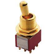 MINI SWITCH GROS FORMAT ON/ON MEC 9 PINS DORE