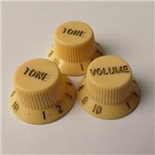 3 BOUTONS STRAT CREME PRONONCE IMPORT
