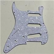 PICKGUARD SSS STANDARD WHITE MOTO PEARL GAUCHER