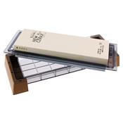 PIERRE A AIGUISEE COMBINEE SUR SOCLE SUEHIRO GRAIN 3000/1000