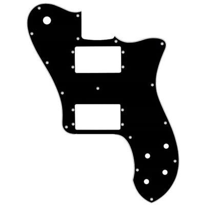 PICKGUARD MIJ TELE DELUXE NOIR 3 PLIS