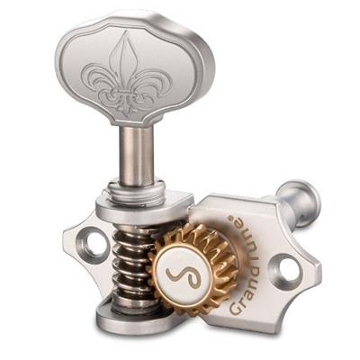 SCHALLER 3x3 GRANDTUNE SATIN CHROME FLEUR DE LIS