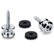 2 ATTACHE-COURROIE SCHALLER CHROME S-LOCK SMALL