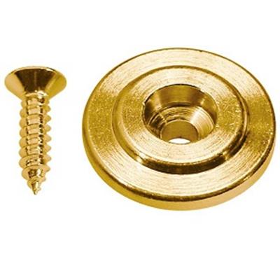 1 GUIDE CORDES BASSE ROUND DORE 6.5mm