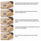 MECANIQUES 6L FENDER VINTAGE WILKINSON 162-NL-4S2M