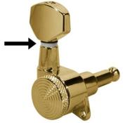 6 RONDELLES PLASTIQUE POUR BOUTONS MECANIQUES