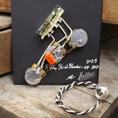 KIT CABLAGE LOLLAR STRATOCASTER 5P BLENDER ORANGE DROP .047