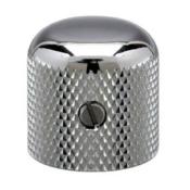 1 BOUTON DOME METAL CHROME GOTH 18x18x6mm (VK1-18)