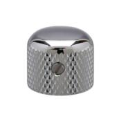 1 BOUTON DOME METAL CHROME GOTH 19x16.4x6mm (VK3)